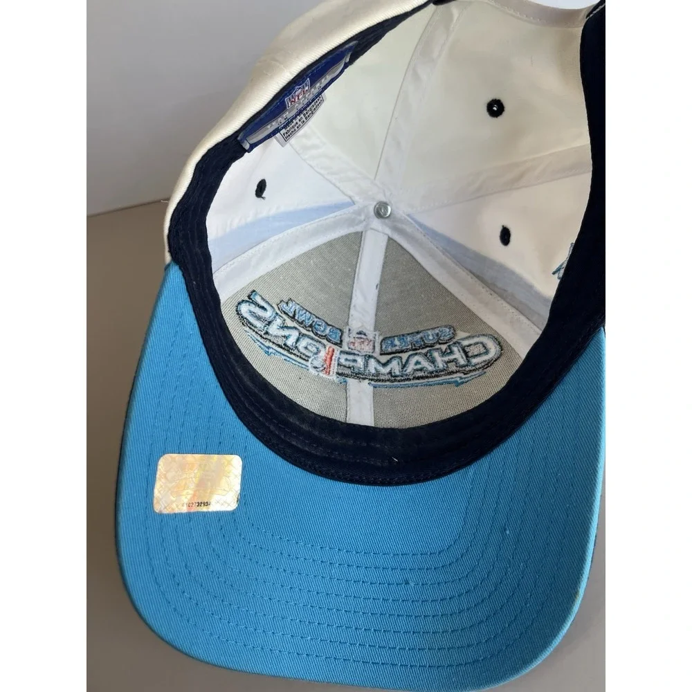 Indianapolis Colts 2007 NFL SUPER BOWL XLI Champions Locker Room Hat Strapback - Picture 6 of 10